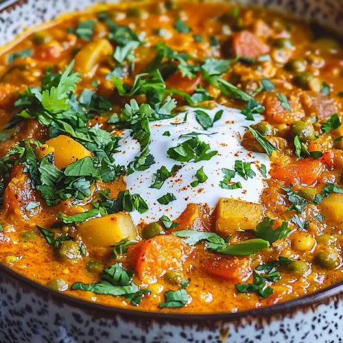 Eine Schüssel mit Curry