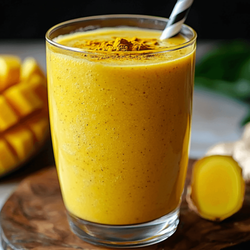 Ein Smoothie mit Mango