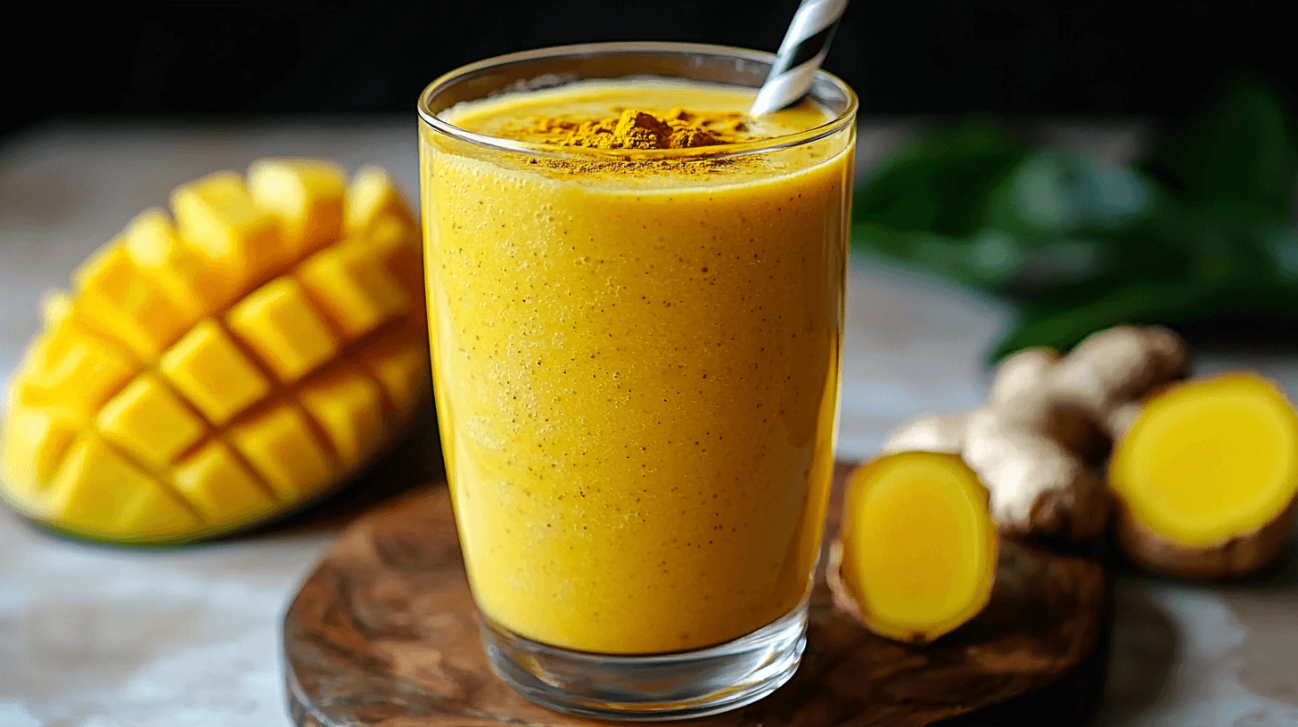 Ein Smoothie mit Mango